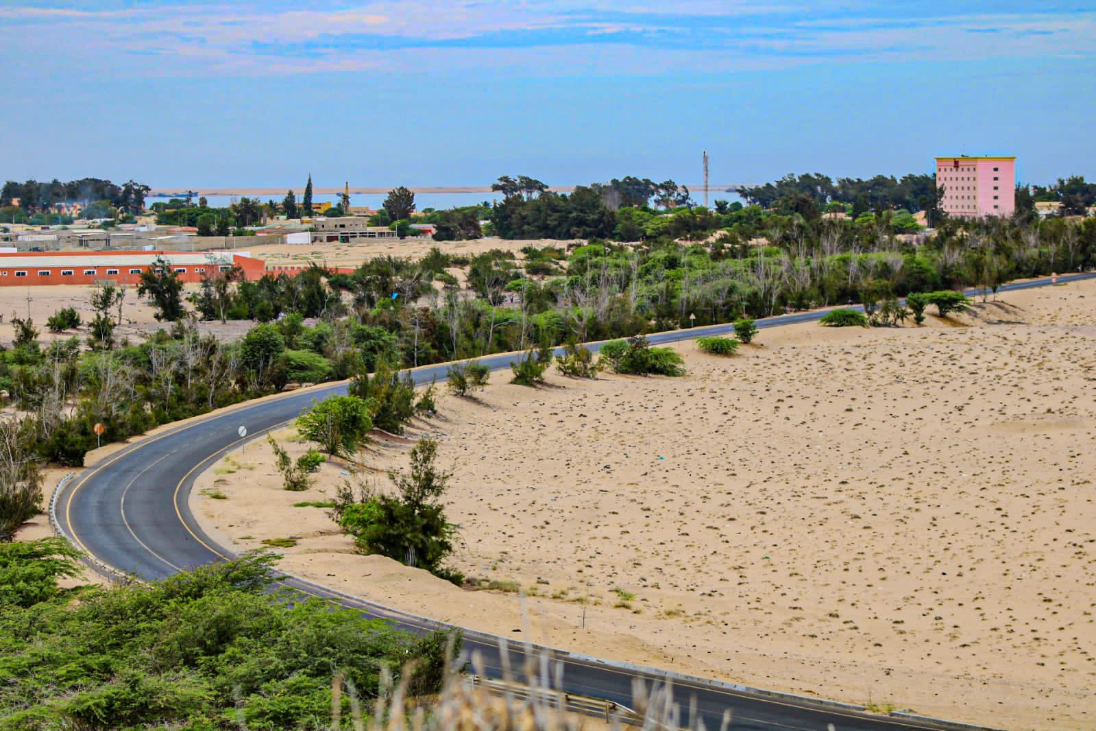 Entrada do município de Tômbwa